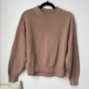 Dusty Pink Mockneck Sweater
